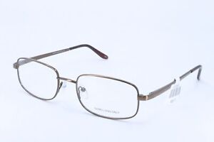 Unbranded MM3007 Brown Rectangle Men Full Rim 53-19-140 Eyeglasses Frames