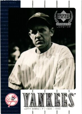 2000 Upper Deck Yankees Legends #49 Lefty Gomez Nrmt Free Shipping - Image 1 of 2