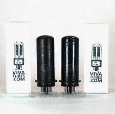 Tests NOS Matched Pair RCA USA 6L6/VT-115 Metal Rust Vacuum Tubes