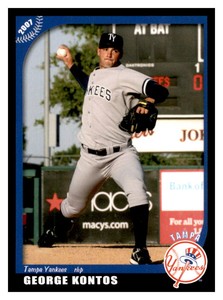 2007 Grandstand Tampa Bay Yankees #30 GEORGE KONTOS Tampa Yankees
