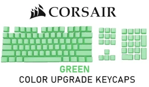 Genuine Corsair GREEN Color Upgrade Keycap RGB PBT DoubleShot Cherry K60 K100 - Picture 1 of 105