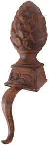 Vintge Style Cast Iron Fir Cone Stocking Hook Hanger - Picture 1 of 2