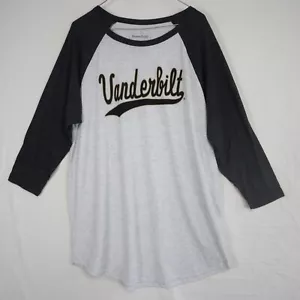 Vanderbilt Commodores T-Shirt Mens XL Homefield Crew Neck Tee Raglan 3/4 Sleeve - Picture 1 of 7