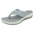 Ladies Clarks Casual Low Wedge Slip On Synthetic Summer Sandals Arla Kaylie