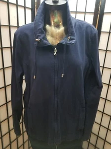 Croft & Barrow Blue Full Zip Petite Jacket Size PXL - Picture 1 of 5