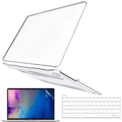 Macbook Pro 14-Inch A3112 A3185 A3401 2024 M4 M3 M2 M1 Clear Case Cover Shell US - Image 1 of 4