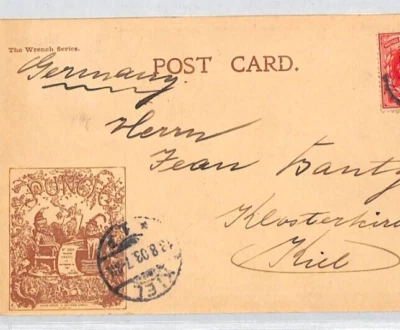 GB KEVII Art Postcard PUNCH Advert 1903 *HUNTING* Horses WRENCH Series PF205 - Image 1 of 4