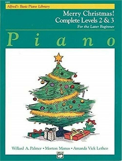 Alfred's Basic Piano Course: Merry Christmas! Complete Book 2 & 3 - Image 1 of 1
