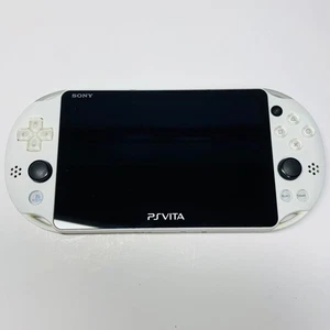 Consola Sony Playstation PS Vita Glacier White PCH-2000 ZA22 solo PSV delgada usada - Imagen 1 de 6
