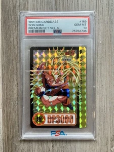 2021 Dragon Ball CARDDASS Premium Set Vol.6 #169 Son Goku PSA 10 Gem Mint POP 2! - Picture 1 of 3