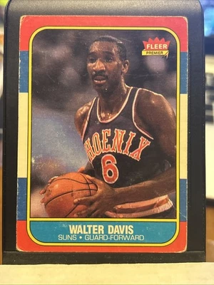 1986-87 Fleer #23 Walter Davis Phoenix Suns #23 HOF - Image 1 of 2