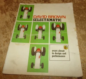 1969 david brown selectamatic tractors brochure in good shape used - Bild 1 von 2