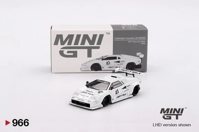 Mini GT - Lamborghini Countach LB-Works - 2024 Tokyo Auto Salon weiß 1:64 Neu