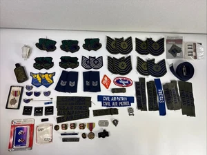 Lot of USAF United States Air Force Vintage Military Patches Patch & Pin 82 pcs - Picture 1 of 22
