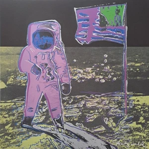 1980s Andy Warhol Signed Limited Edition Lithograph - Moonwalk - Picture 1 of 7