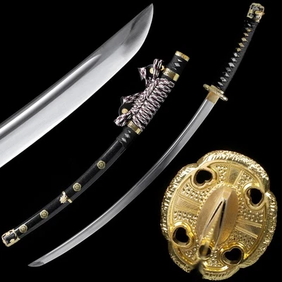 Real Tachi Katana Battle Ready Sharp T10 Carbon Steel Japanese Samurai Sword - Image 1 of 4