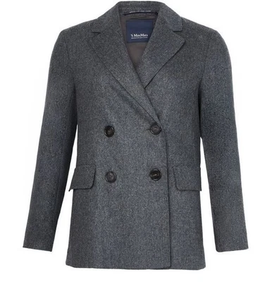 Blazer MAX MARA Lena Gris Lana Nuevo y Auténtico Foto 1 de 2