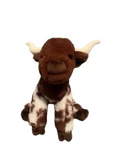 BIXBIE 9" de alto LONGHORN STEER SOFT Douglas Cuddle peluche animal juguete vaca - Imagen 1 de 7