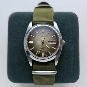 Orologio da polso Citizen Black Face Day&Date automatico 21 gioielli Giappone RO1371 - Foto 1 di 8