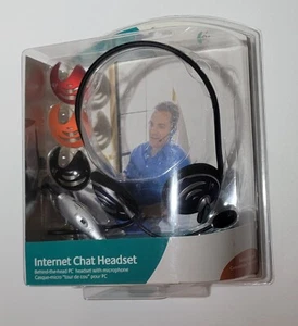 Logitech Internet Chat Headset Behind the Head Multicolored, New Sealed - Picture 1 of 4