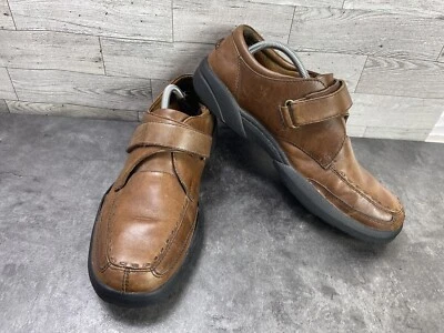 Dr Comfort Oxford Hombres 11M Frank Zapatos Cuero Marrón Monje Diabético Terapéutico Foto 1 de 4