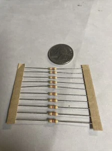Lot 10 Fixed Linear Film 3k Ohm Axial Resistors @CPU62 - Picture 1 of 1