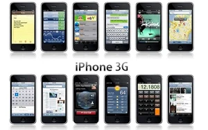 100% Original Apple iPhone 3G/3GS 8/16/32GB Black/White Factory UNlocked Good!! - Afbeelding 1 van 9