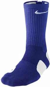 Nike Elite Basketball Crew Socks - Purple White EXTRA LARGE (Men 12-15) SX-421 - Picture 1 of 1