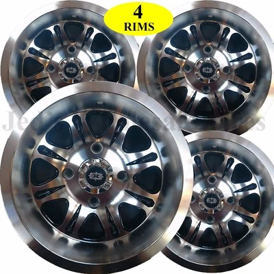 FOUR ATV RIMs WHEELs fits Yamaha Viking 700 VI w/ IRS 547 SPIRIT 12x7 12x8 4/110 - Image 1 of 4