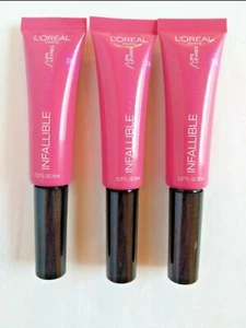3 Stück Loreal Infallible Paint Lippenfarbe #316 Wild Rose - Bild 1 von 2