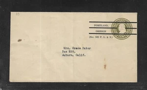 US Precancel Envelope: OR Portland 1b2 E 10 33 Used - Picture 1 of 1