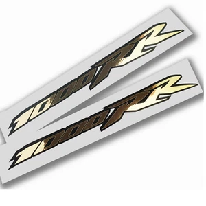 1000RR 1000 rr Motorcycle decals graphics Gold chrome on black - Picture 1 of 2