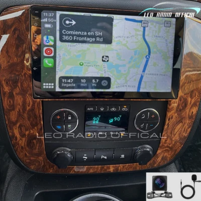 For GMC Yukon Chevy Tahoe Suburban Apple Carplay Android Car Radio Stereo GPS - Image 1 of 4