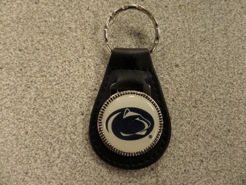 PENN STATE NITTANY LIONS LEATHER KEY FOB RING Cover