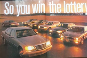 Original 1994 AUTOCAR extracted Group Test MERCEDES S500 wins best car! - Picture 1 of 2