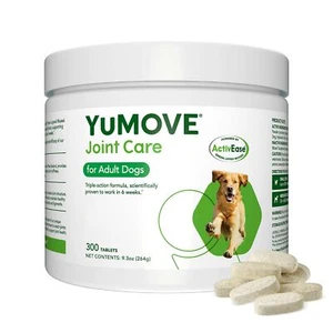 Adult Dog Joint Support Chewable Tablets with Green Lipped Mussel 300ct - Picture 1 of 7