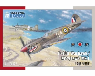 Special Hobby Curtiss P-40D Warhawk/Kittyhawk Mk.I 1:72 SH72367 modellismo - Immagine 1 di 4