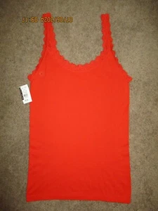 NWT New York & Company Seamless BodyShaper Tank Orange L - Picture 1 of 6