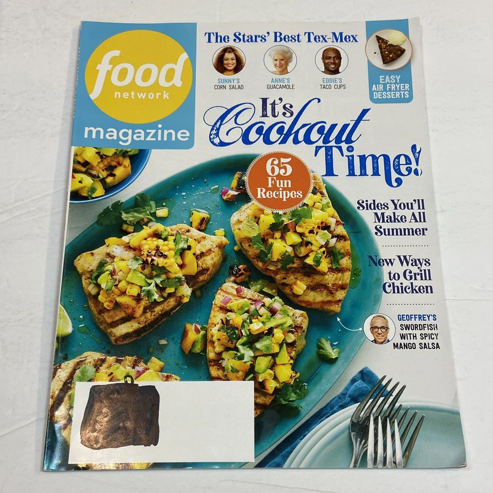 Food Network Magazine May June 2023 Cookout Time Tex Mex Summer Side Mango Salsa - Image 1 of 1