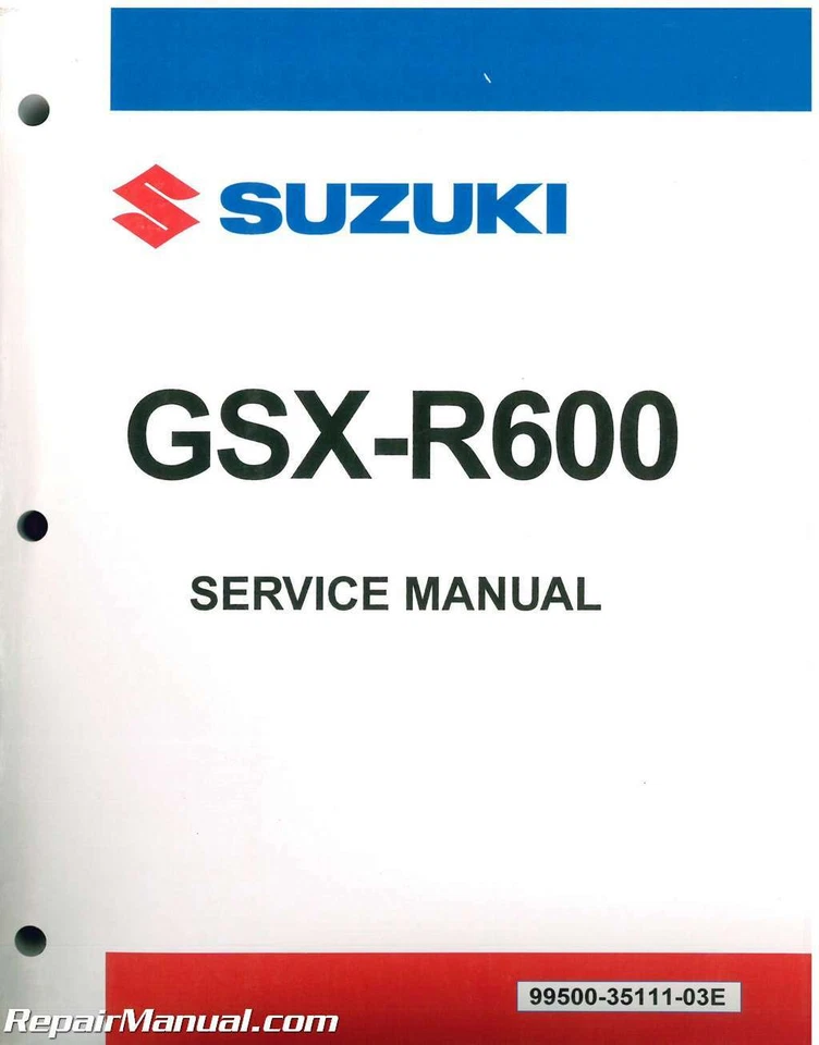 2008-2009 Suzuki GSX-R600 Motorcycle Service Manual : 99500-35111-03E - Image 1 of 1