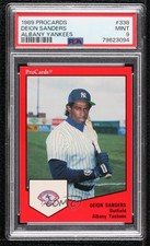1989 ProCards Minor League Team Sets Deion Sanders #338 PSA 9 MINT Rookie RC