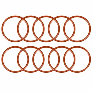Silicone O-Ring 35mmx30.2mmx2.4mm VMQ Seal Rings Sealing Gasket Red 10PCS ✦KD - Picture 1 of 4