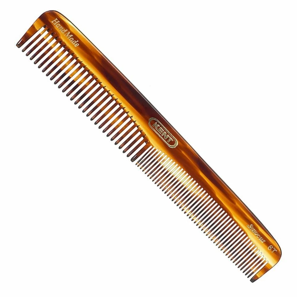 Kent 6T 175mm Hand Made Medium Size Coarse Fine Toothed Hair Dressing Comb - Image 1 of 1