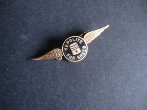 Hepolite vintage car badge. original piece - Afbeelding 1 van 2