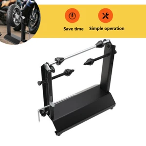 Motorcycle Bike Wheel Balancer Rim Tire Balancing Spin Static Truing Stand Tool - Picture 1 of 12