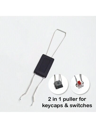2 in 1 Keycap & Switch Puller Keyboards Key Cap Remover Tool Cleaning - Image 1 of 4