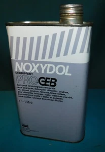 ANCIEN BIDON HUILE 1L VIDE . DEGRIPANT NOXYDOL . OIL CAN MOTOR DECO GARAGE - Foto 1 di 7