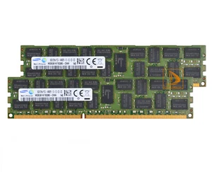 Samsung 16GB 2X 8GB 2RX4 PC3-14900R DDR3-1866Mhz ECC REG Server RAM Memory、 - Picture 1 of 10