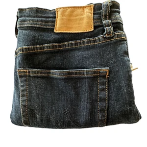 Pantalones de mezclilla AG Adriano Goldschmied Youth 14 The Kingston ajustados azul oscuro - Imagen 1 de 11
