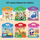 Animal Paste Multiple Times Kids Toy Children Scene Stickers Early Education